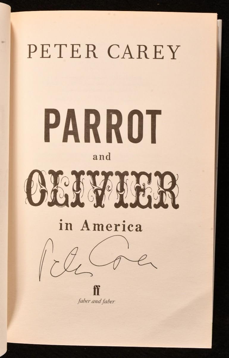 Parrot and Olivier in America used book depot