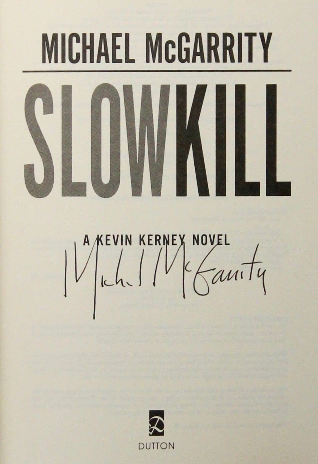 Slow Kill used book depot
