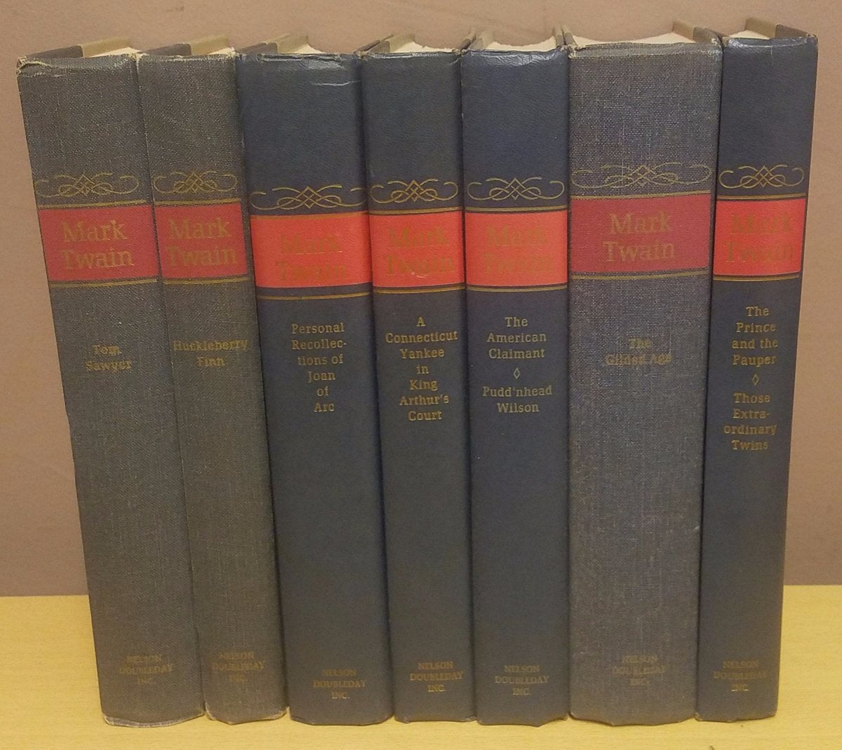 The Works of Mark Twain (7 Vol. Set) used book depot