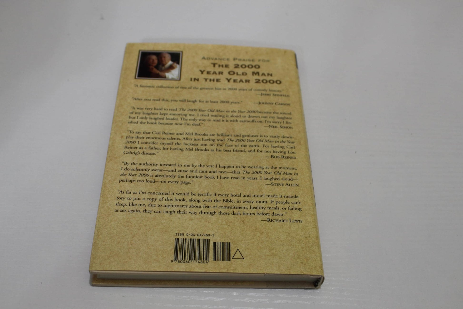 The 2000 Year Old Man in the Year 2000: The Book used book depot