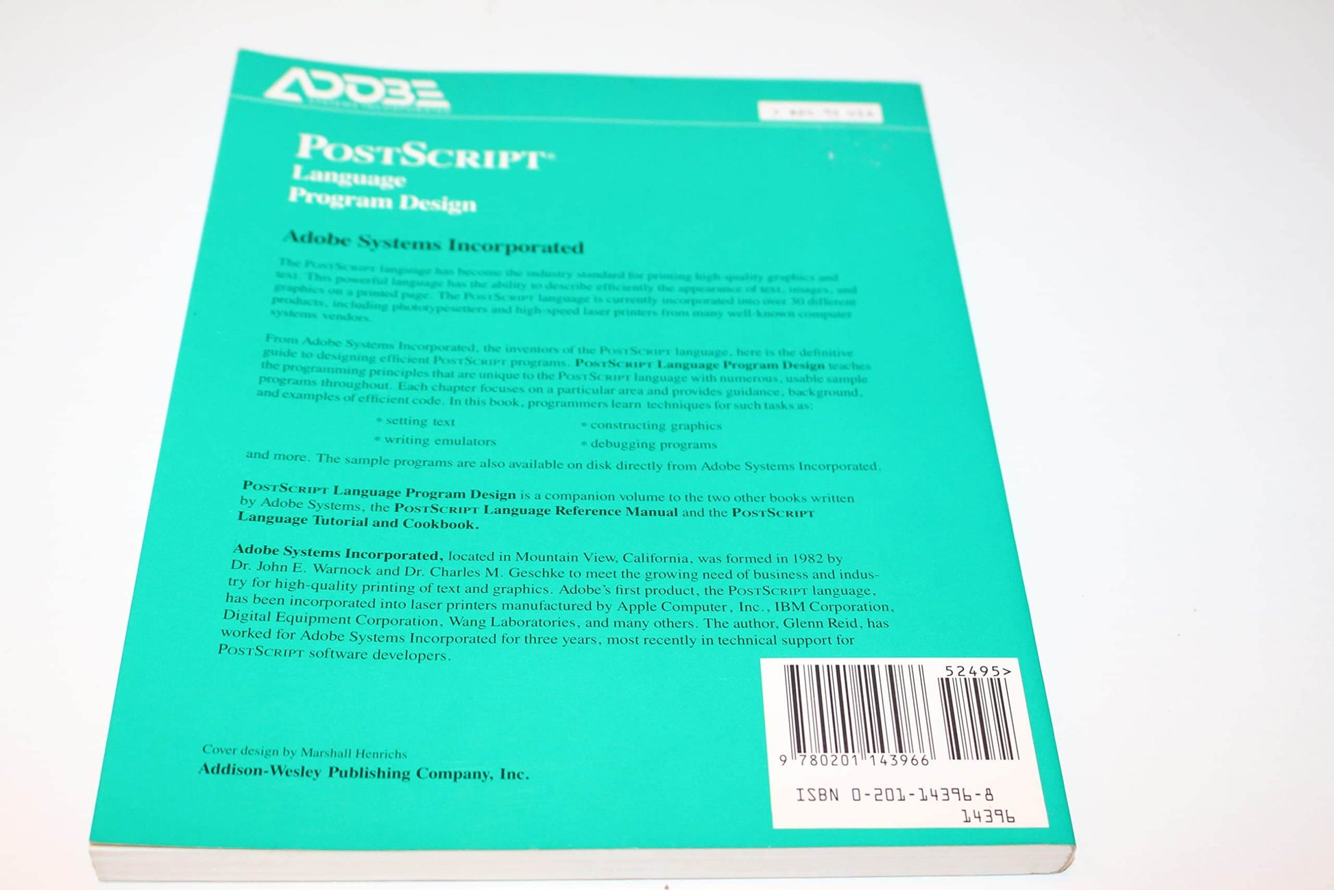 Postscript Language Program Design used book depot
