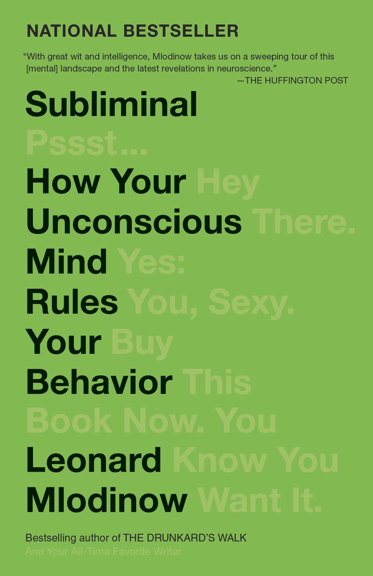 Subliminal: How Your Unconscious Mind Rules Your Behavior (PEN Literary Award Winner) used book depot