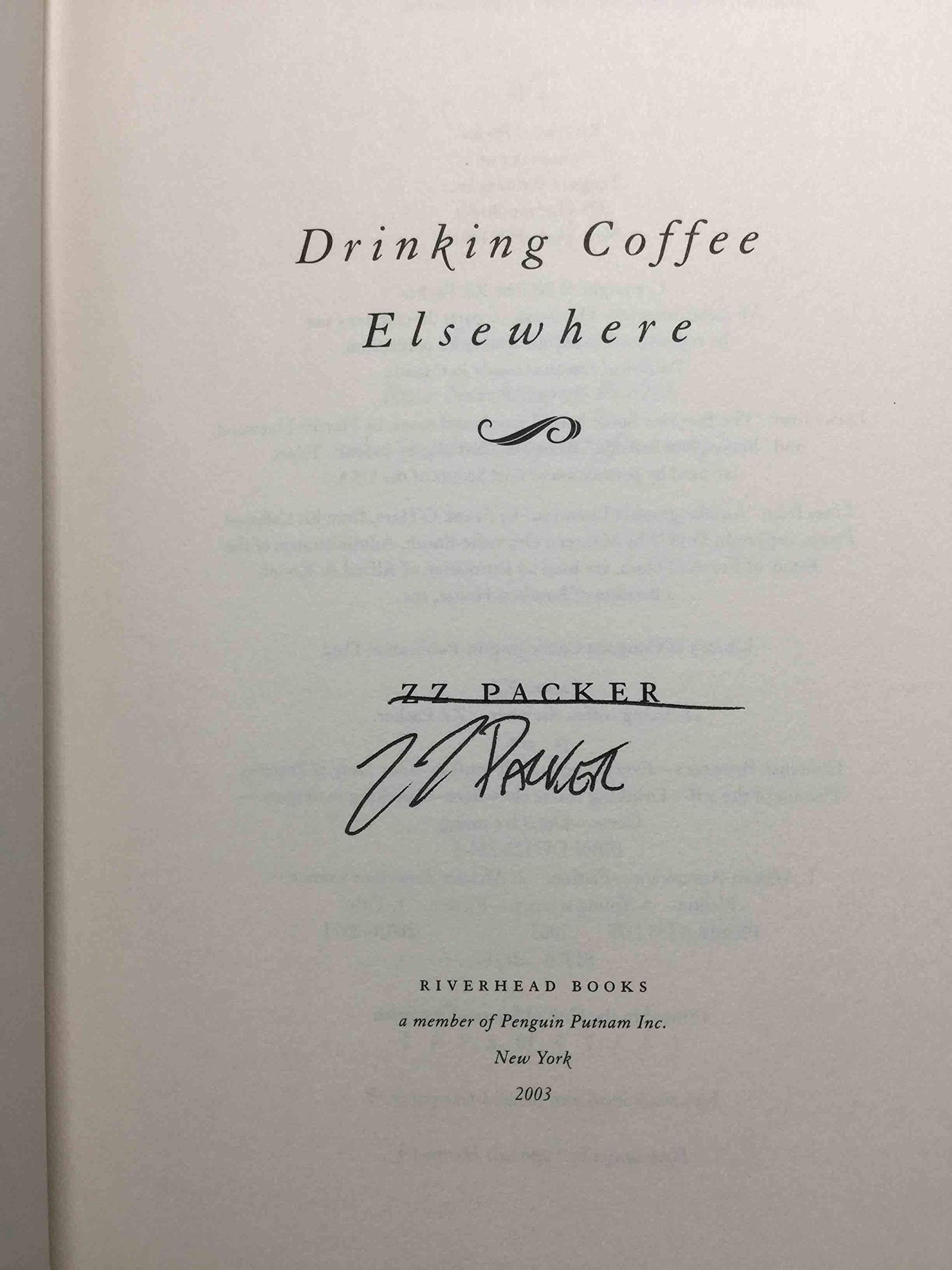 Drinking Coffee Elsewhere used book depot