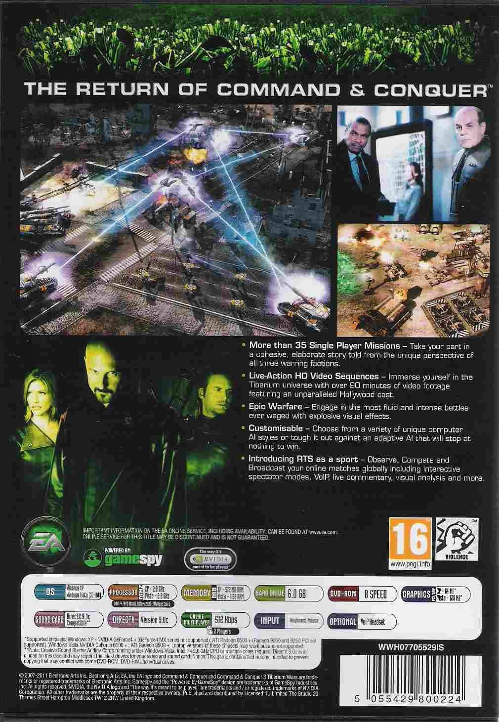 Command & Conquer 3: Tiberium Wars - PC used book depot