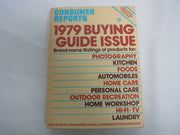 Consumer Reports 1979 Buying Guide Issue used book depot
