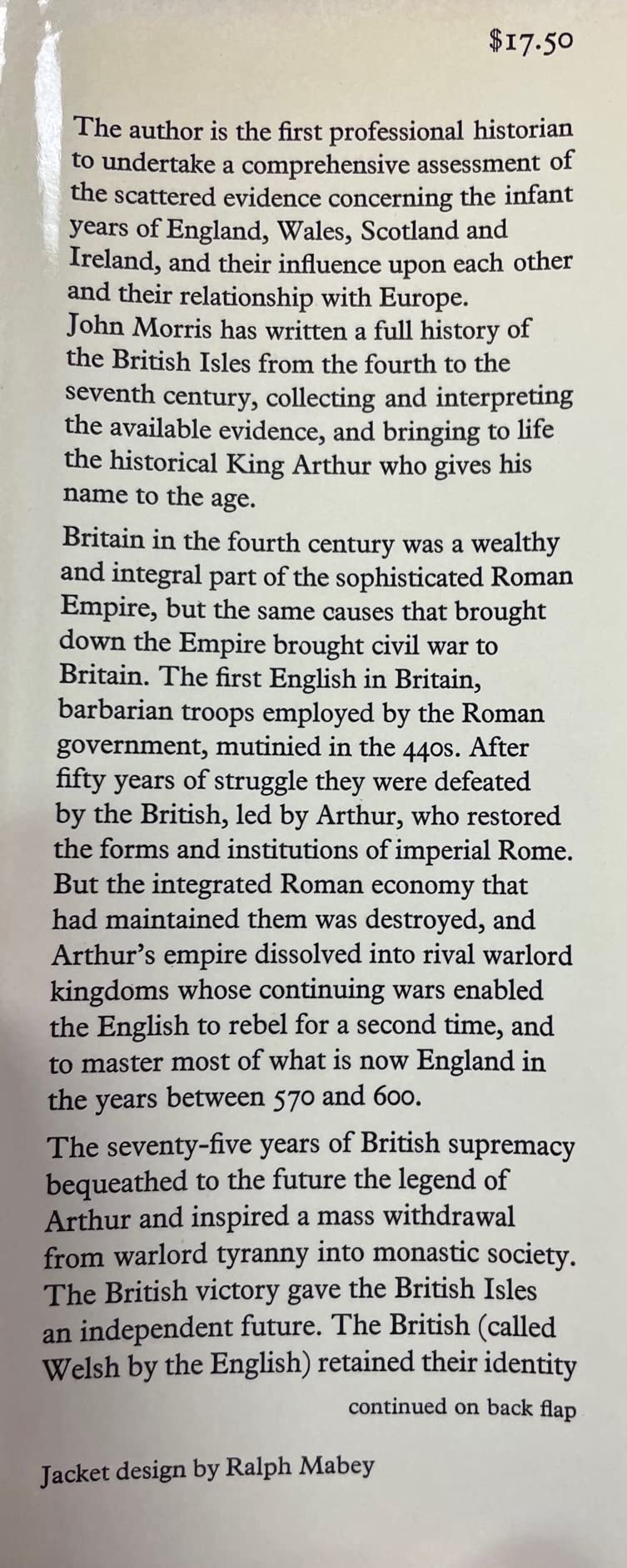 The Age of Arthur: A History of the British Isles from 350 to 650 used book depot