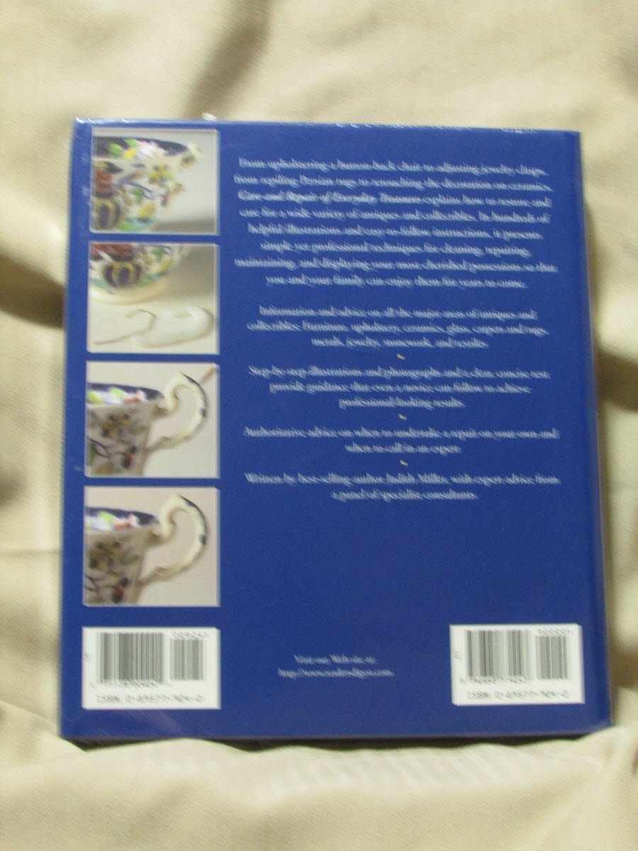 Care and Repair of Everyday Treasures: a Step-by-step Guide to Cleaning and Restoring Your Antiques and Collectibles used book depot