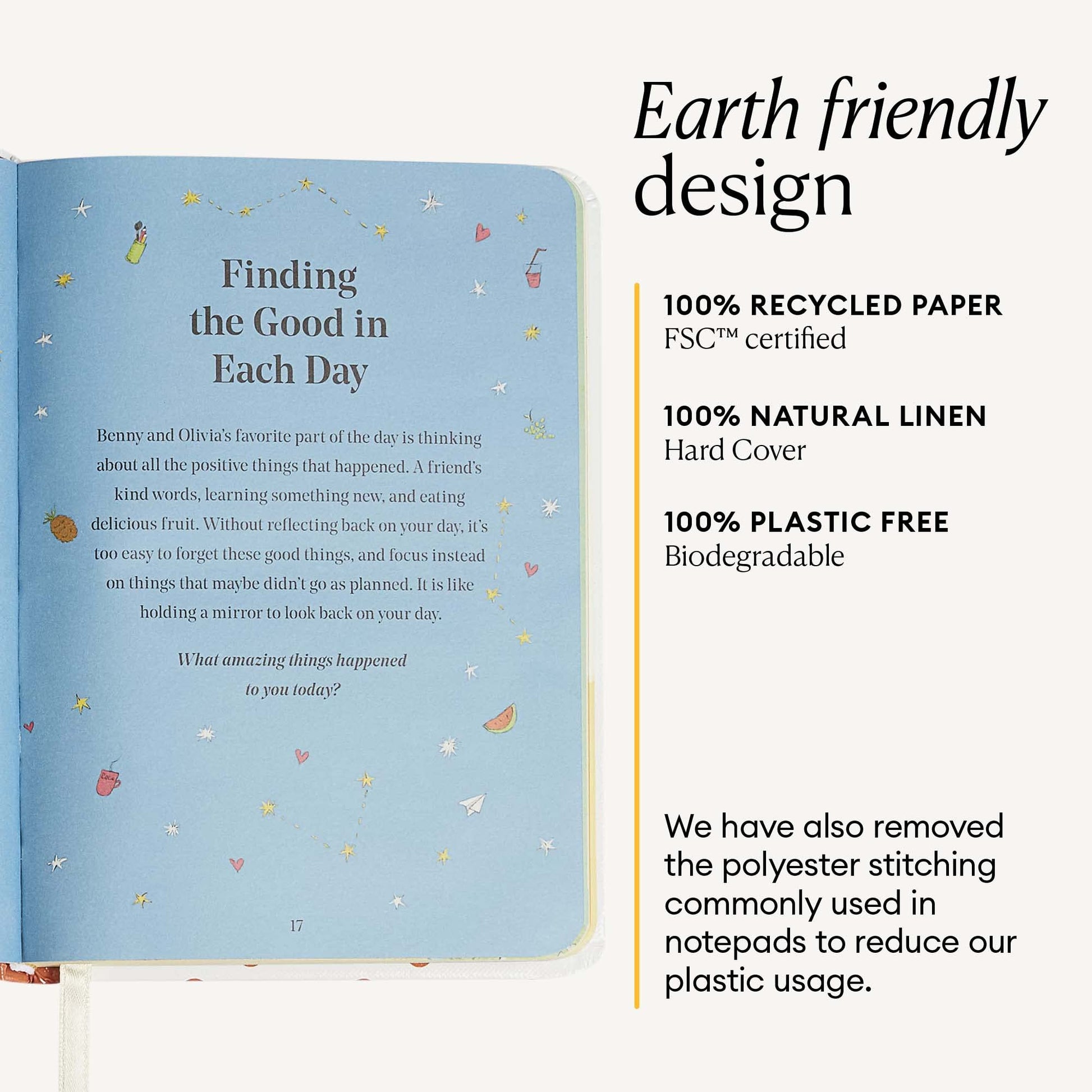 The Five Minute Journal, Illustrated Journal for Kids, Daily Gratitude, Happiness and Reflection Journal, Manifestation Journal for 5-12 Years Old, Undated Daily Journal - Intelligent Change used book depot