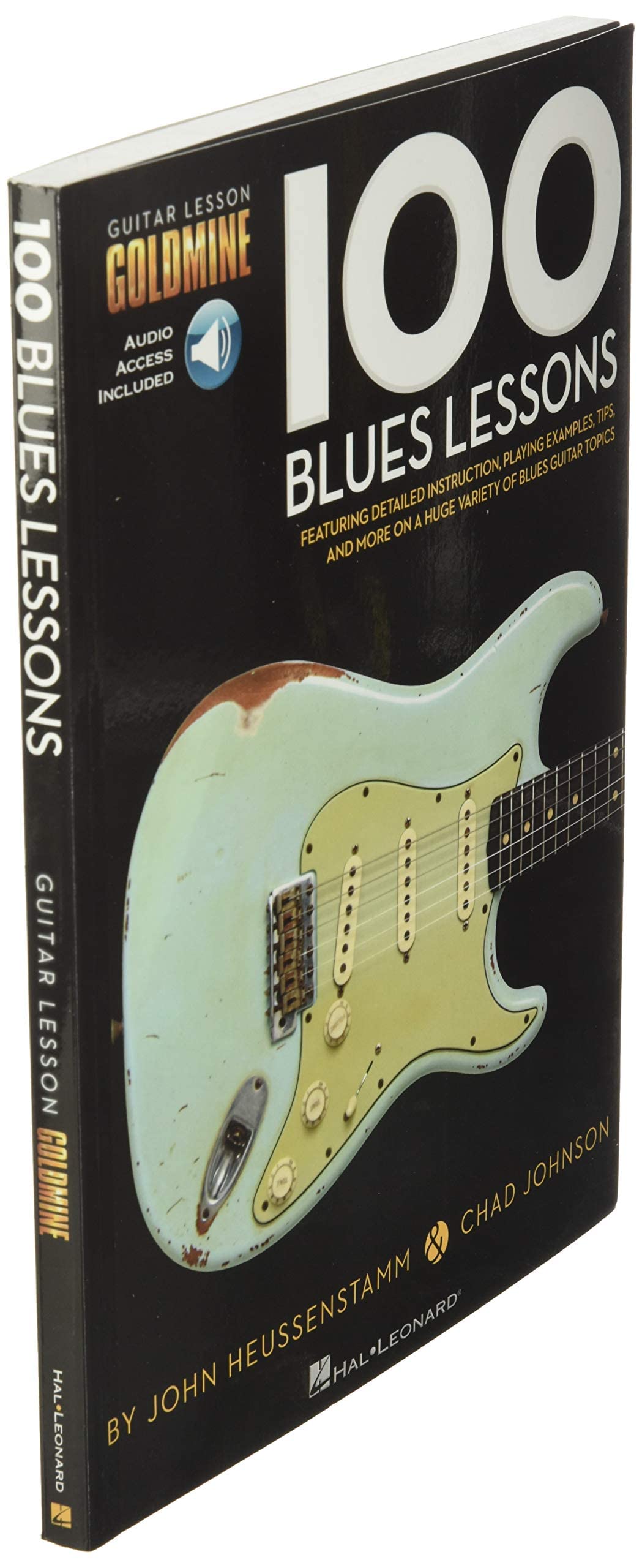 100 Blues Lessons - Guitar Lesson Goldmine Series (Bk/Online Audio) used book depot