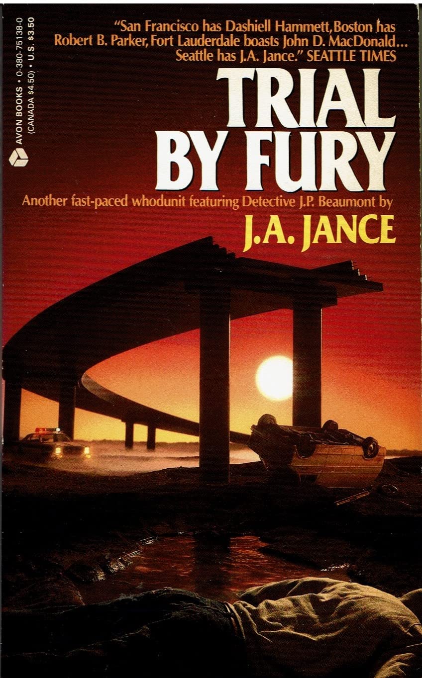 Trial by Fury (J. P. Beaumont Mysteries, No. 3) (J. P. Beaumont Novel, 3) used book depot
