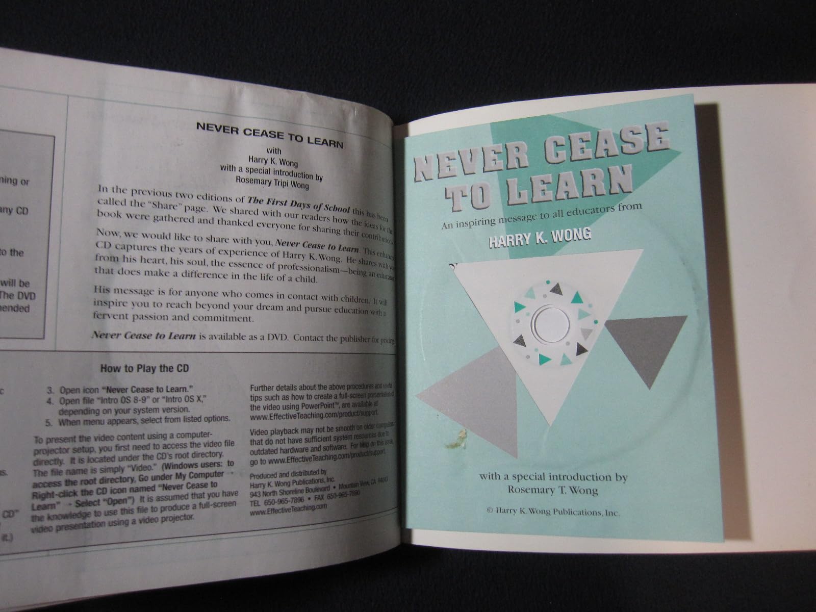 The First Days Of School: How To Be An Effective Teacher (Book and CD) 3rd Edition used book depot