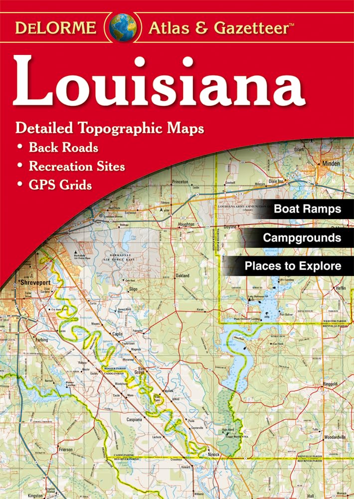 Louisiana Atlas & Gazetteer (Delorme Atlas & Gazetteer) used book depot