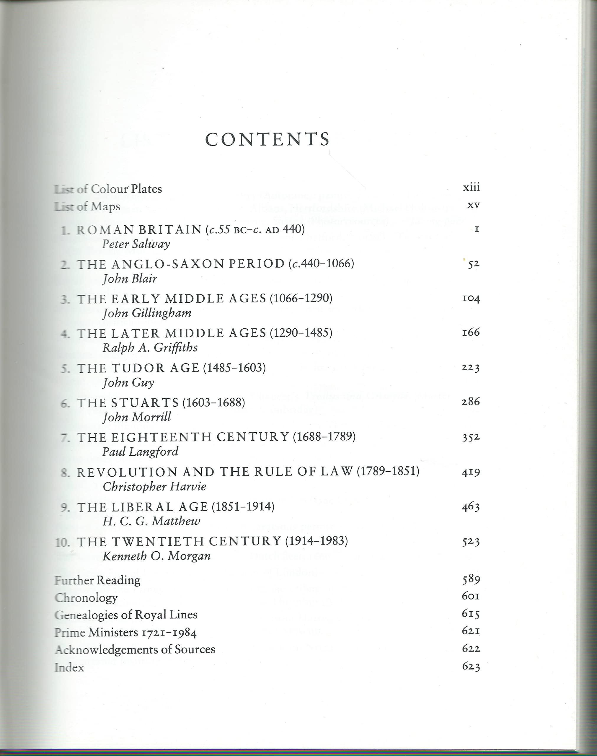 The Oxford Illustrated History of Britain used book depot