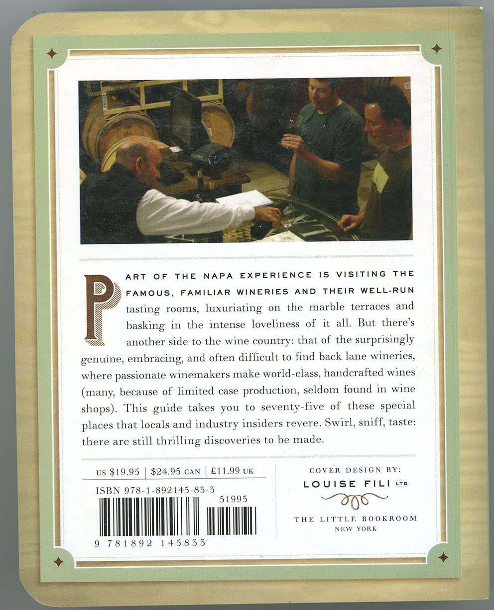 Back Lane Wineries of Napa used book depot