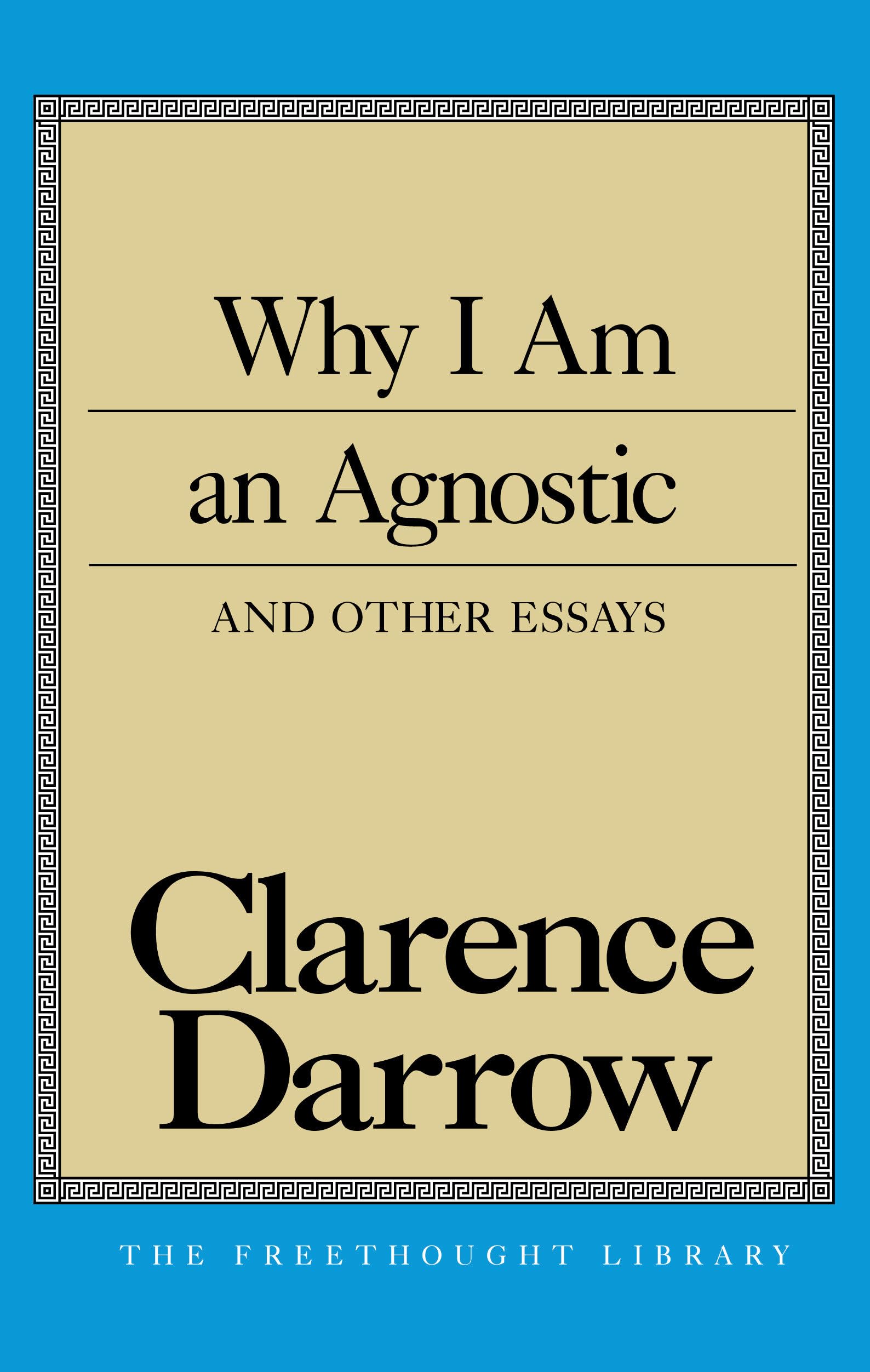 Why I Am An Agnostic and Other Essays (Freethought Library) used book depot
