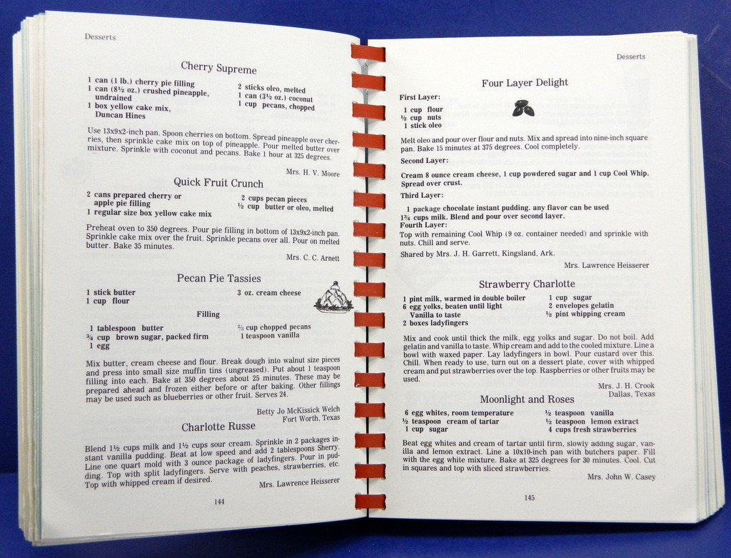 Arlington Treasured Recipes used book depot