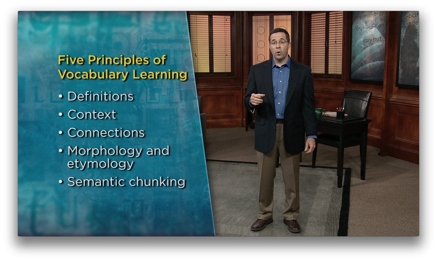 The Great Courses: Building a Better Vocabulary used book depot