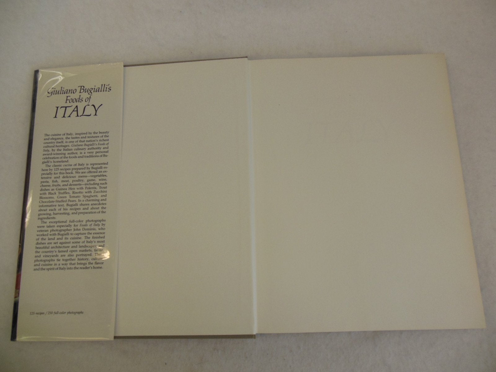 Giuliano Bugialli's Foods of Italy used book depot