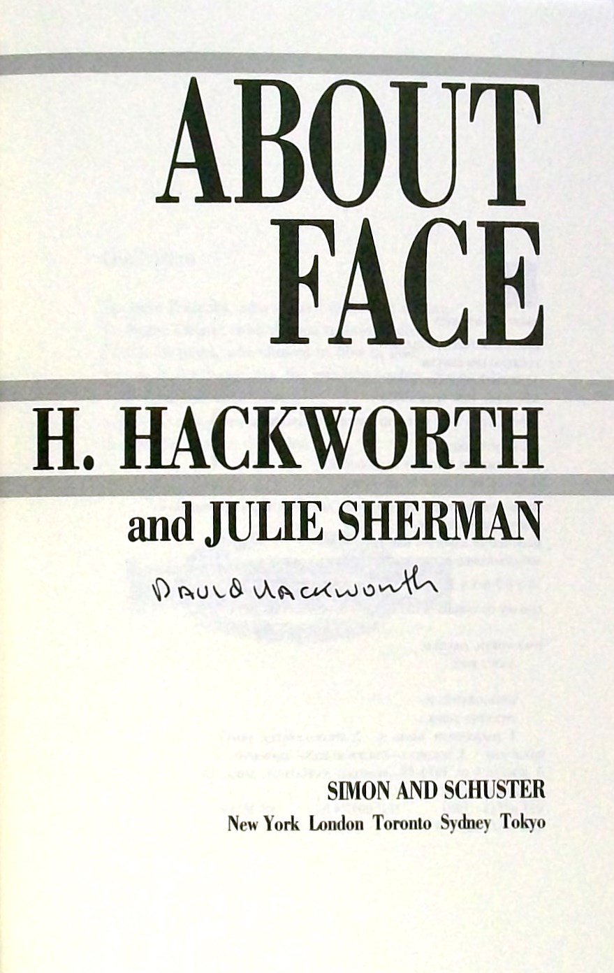 About Face: Odyssey of an American Warrior used book depot