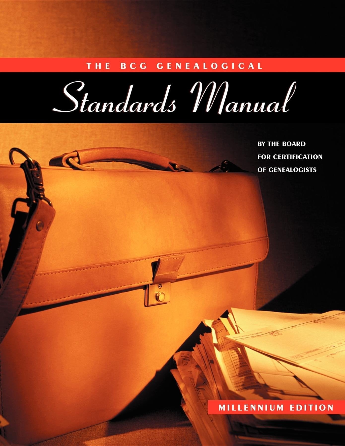 The BCG Genealogical Standards Manual used book depot