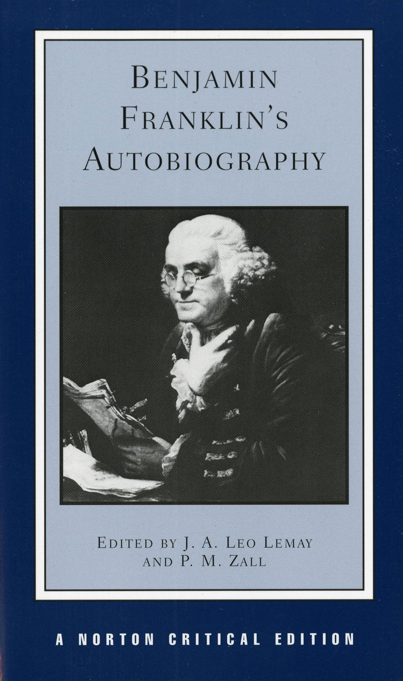 Benjamin Franklin's Autobiography (Norton Critical Editions) used book depot