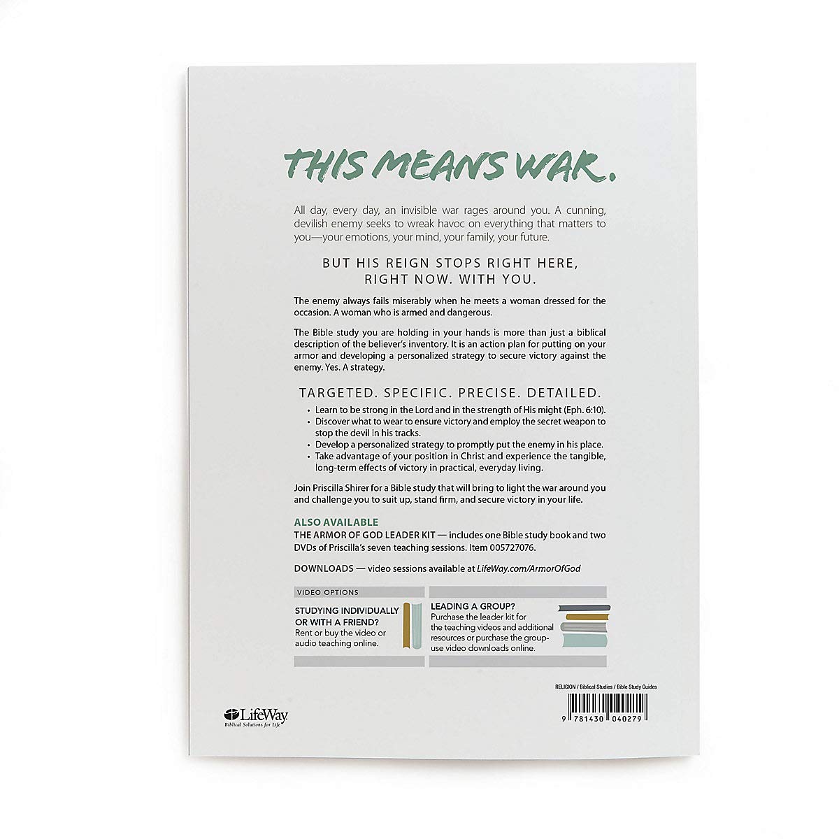 The Armor of God - Bible Study Book used book depot