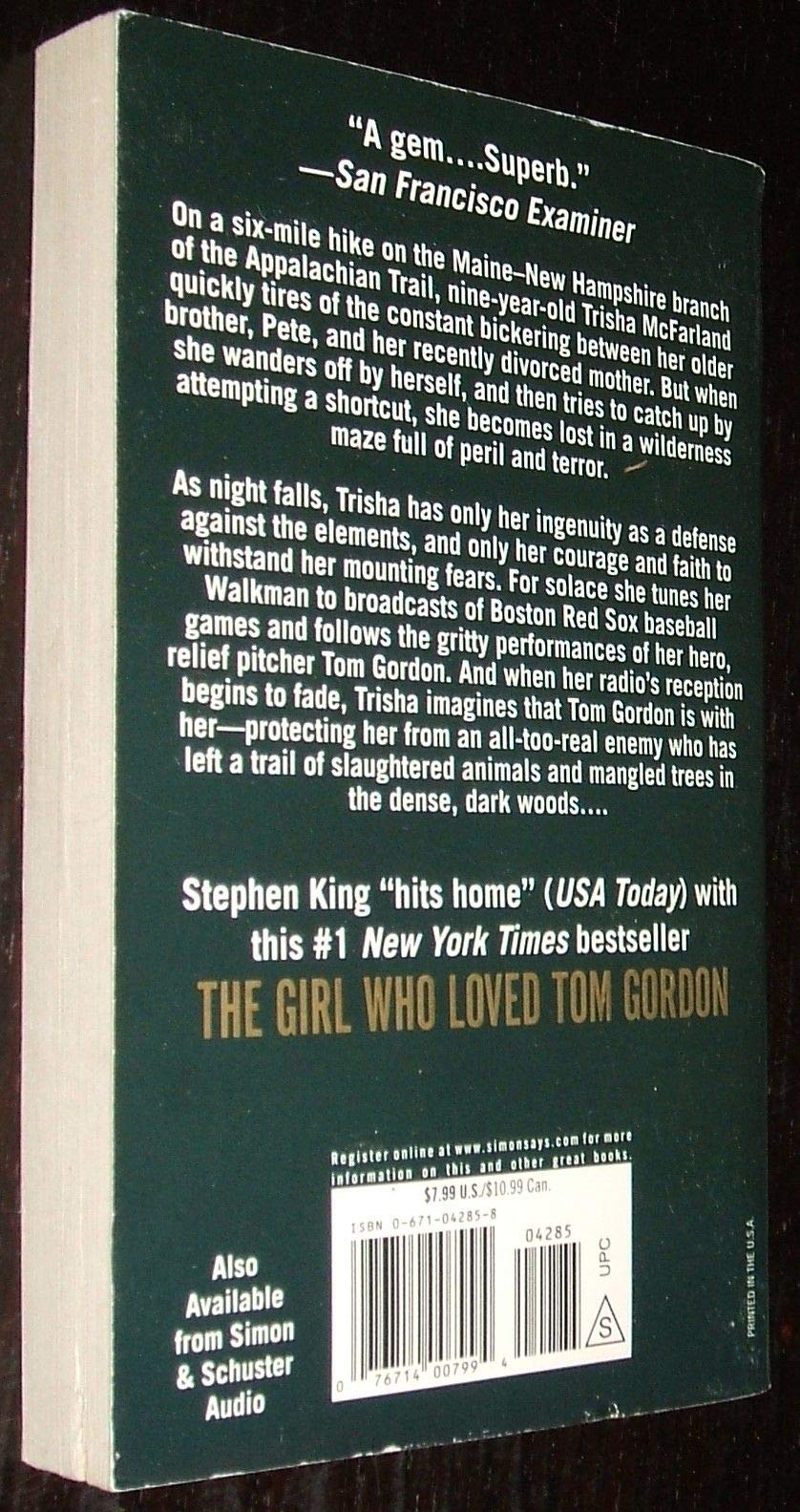 The Girl Who Loved Tom Gordon used book depot