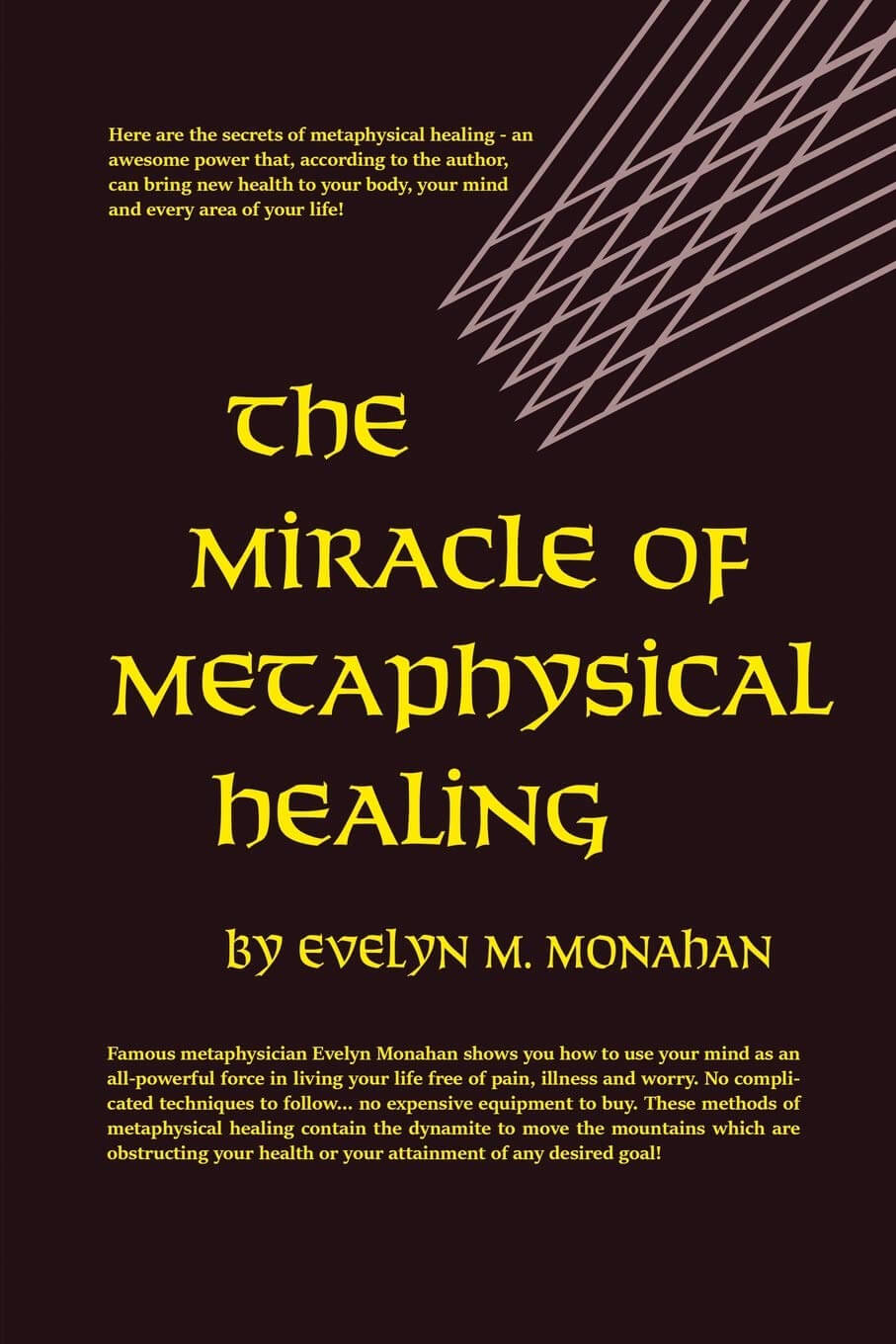The Miracle of Metaphysical Healing used book depot