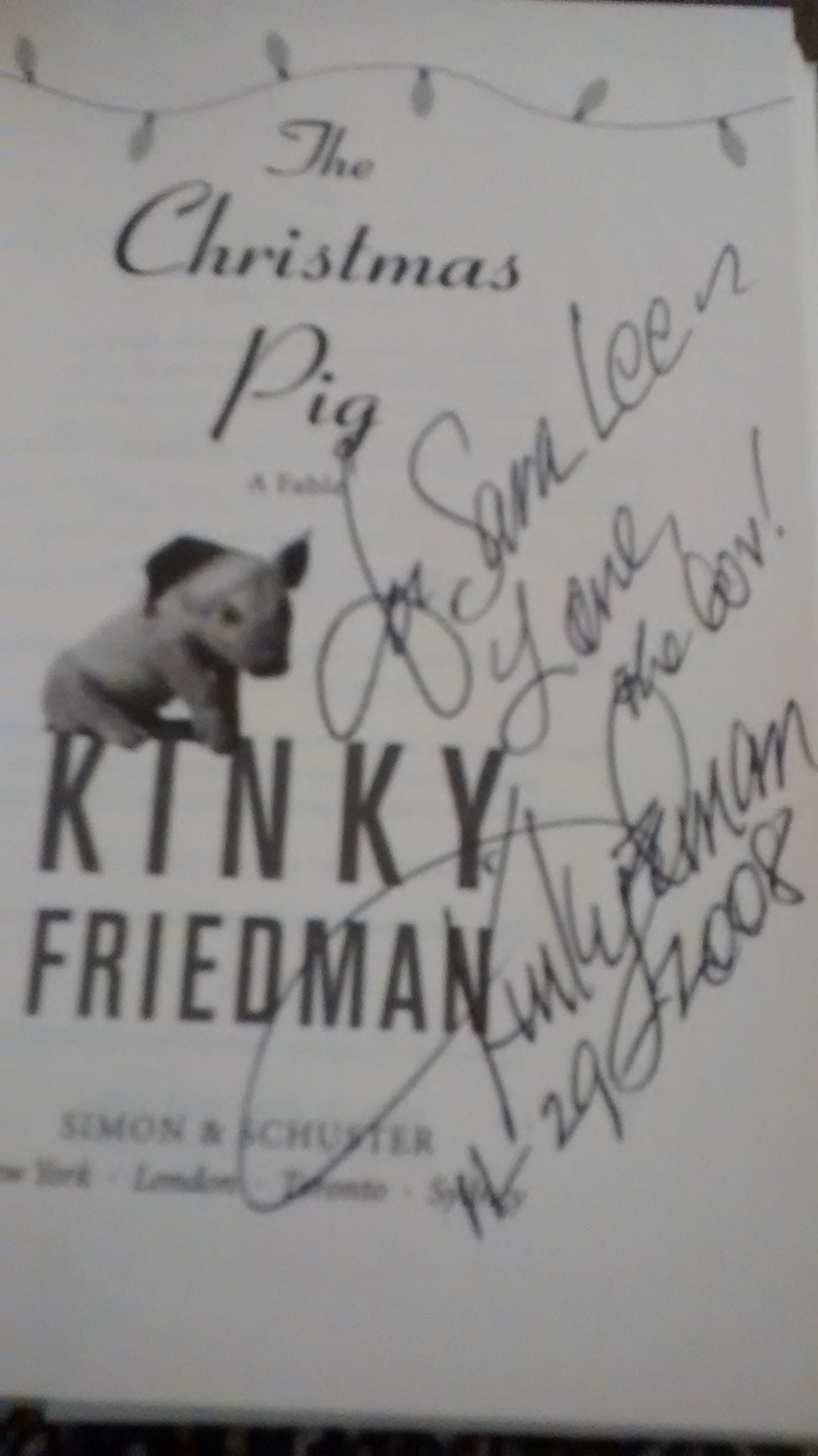 The Christmas Pig: A Fable used book depot