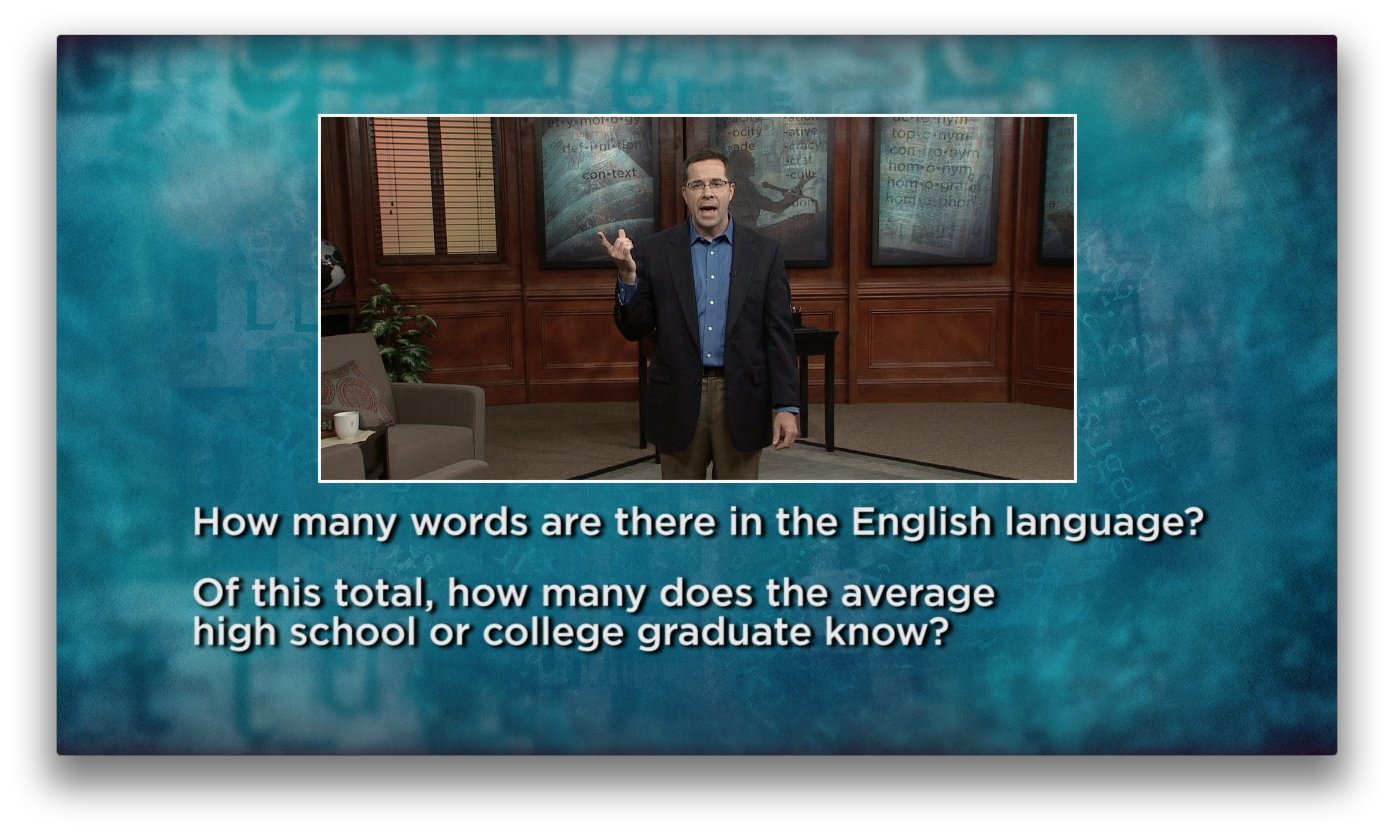 The Great Courses: Building a Better Vocabulary used book depot