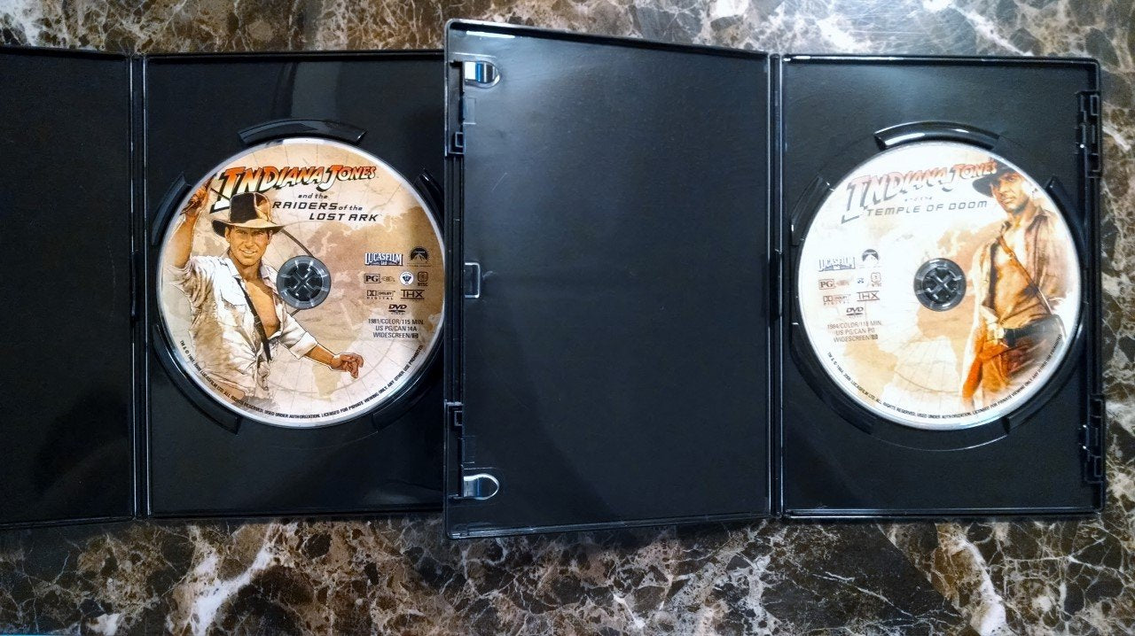 Indiana Jones: The Complete Adventure Collection (Raiders of the Lost Ark / Temple of Doom / Last Crusade / Kingdom of the Crystal Skull) used book depot