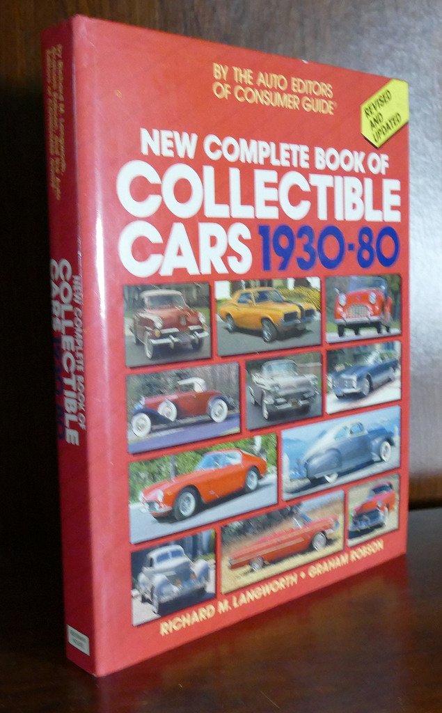 New Complete Book Of Collectible Car 1930-80 used book depot