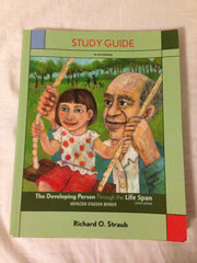 The Study Guide for Developing Person Through the Life Span used book depot