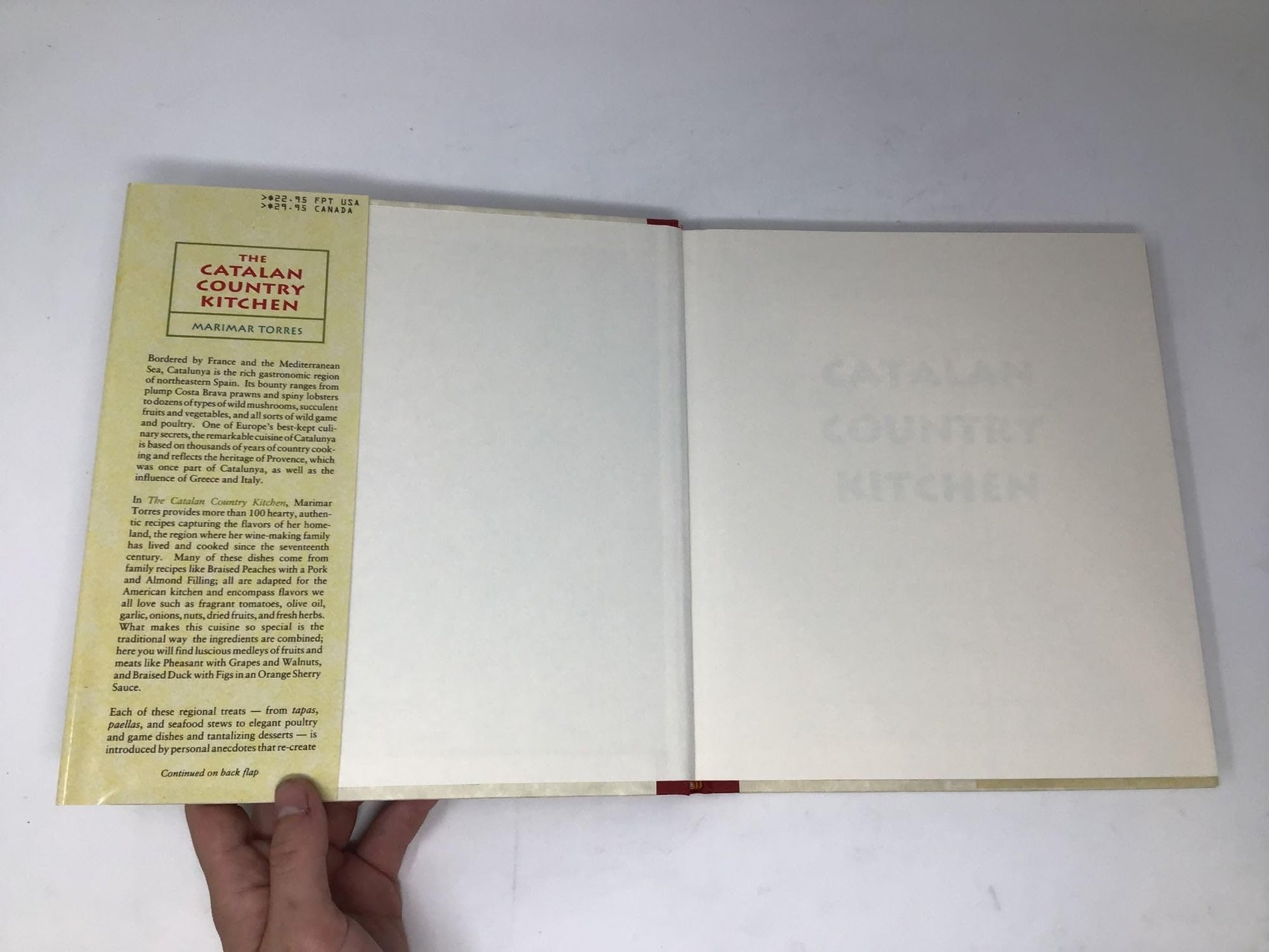 The Catalan Country Kitchen: Food and Wine from the Pyrenees to the Mediterranean Seacoast of Barcelona used book depot