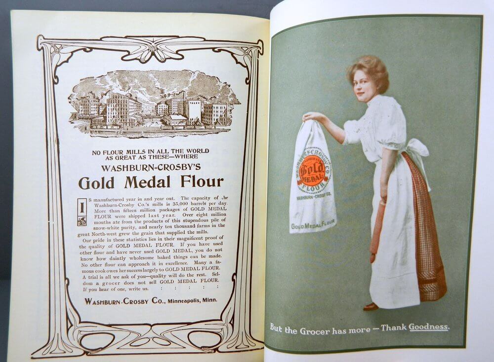 Gold Medal Flour Cook Book (Christmas 1904 Edition) used book depot