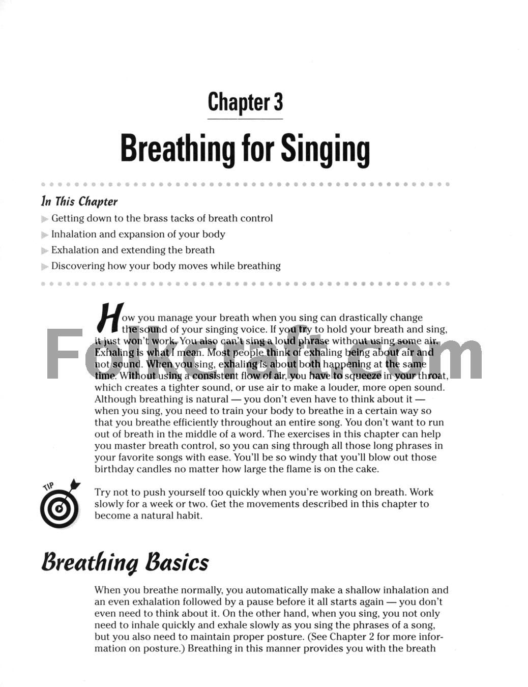 Singing for Dummies used book depot