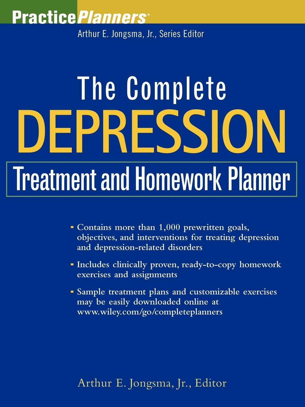 The Complete Depression Treatment and Homework Planner used book depot