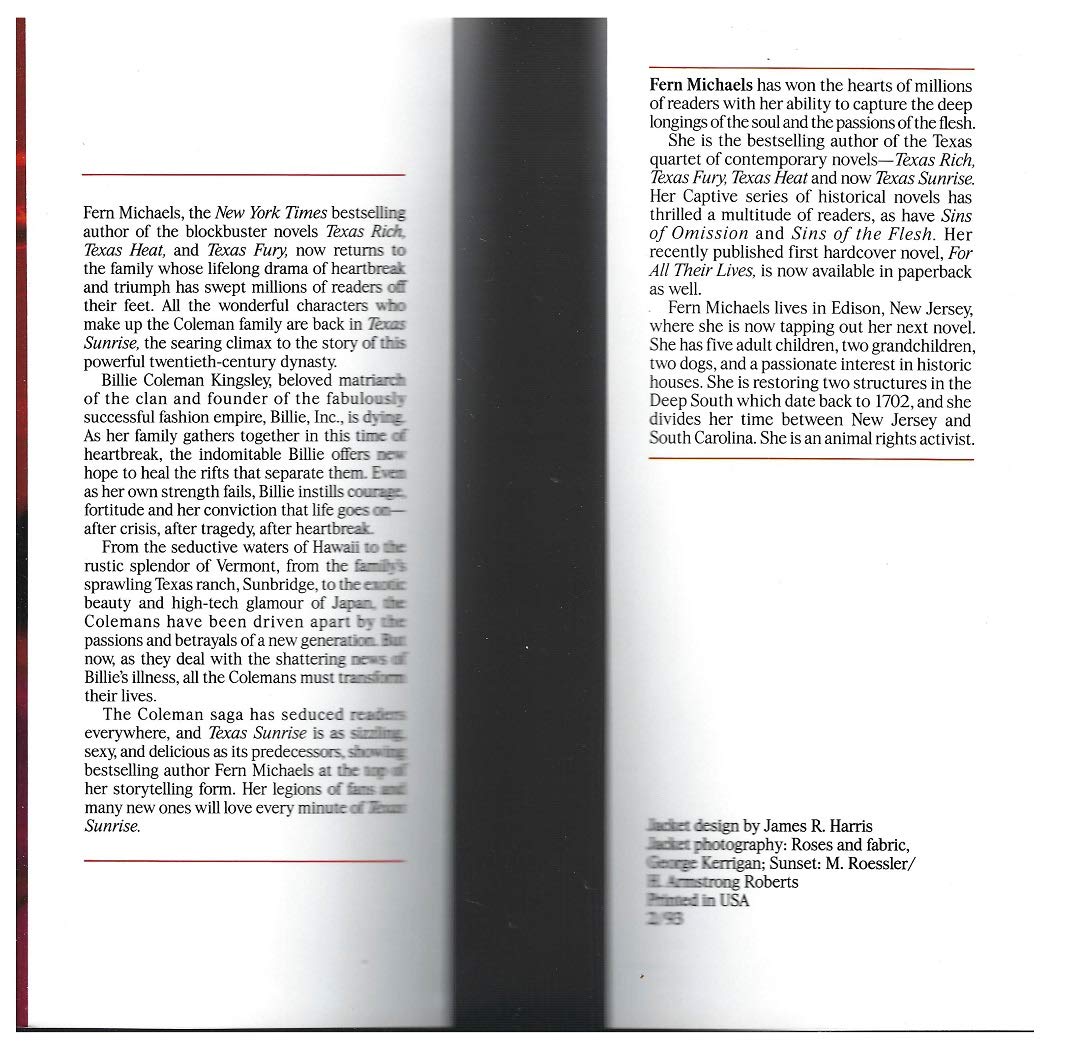 Texas Sunrise used book depot