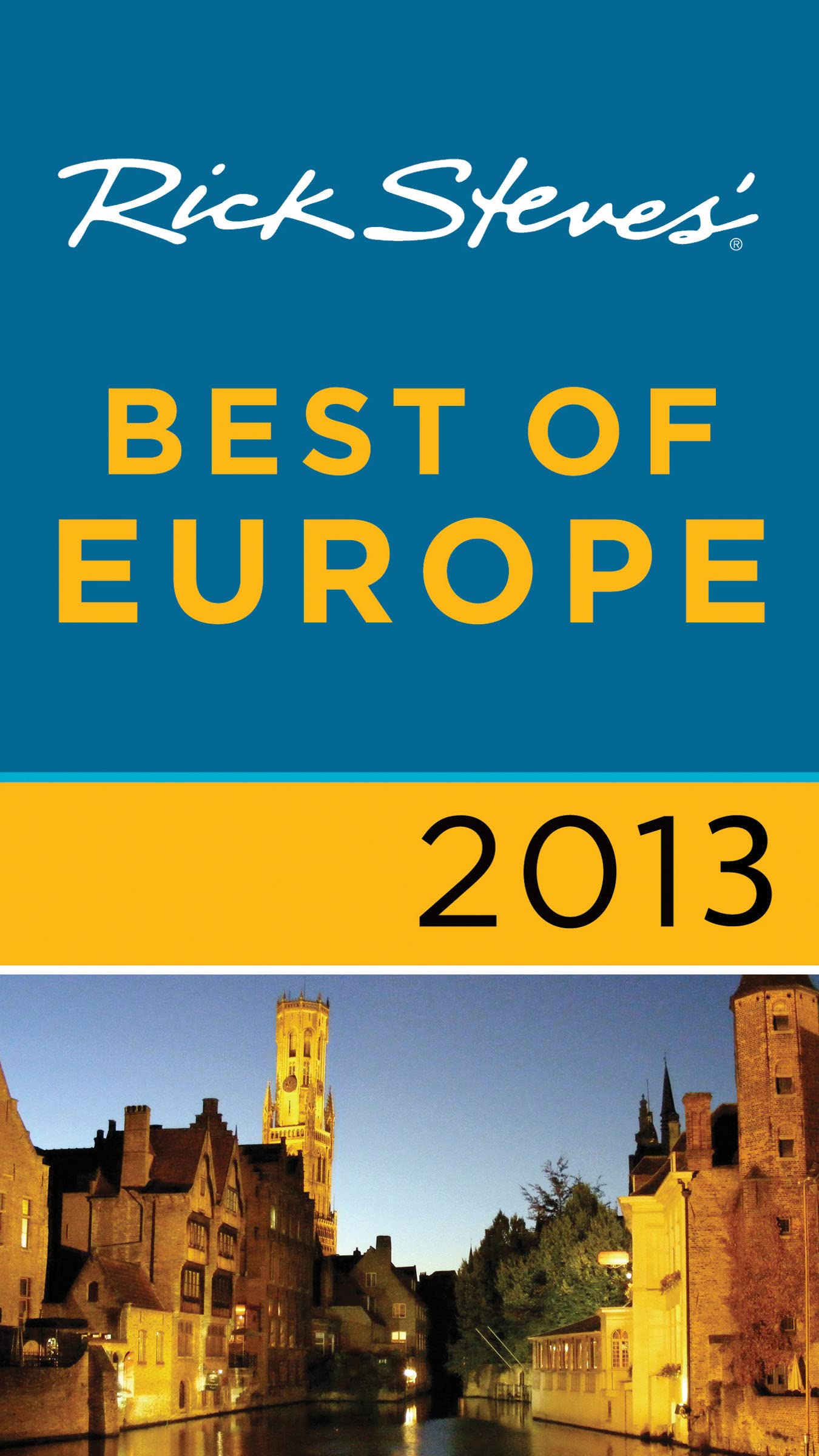 Rick Steves' Best of Europe 2013 used book depot