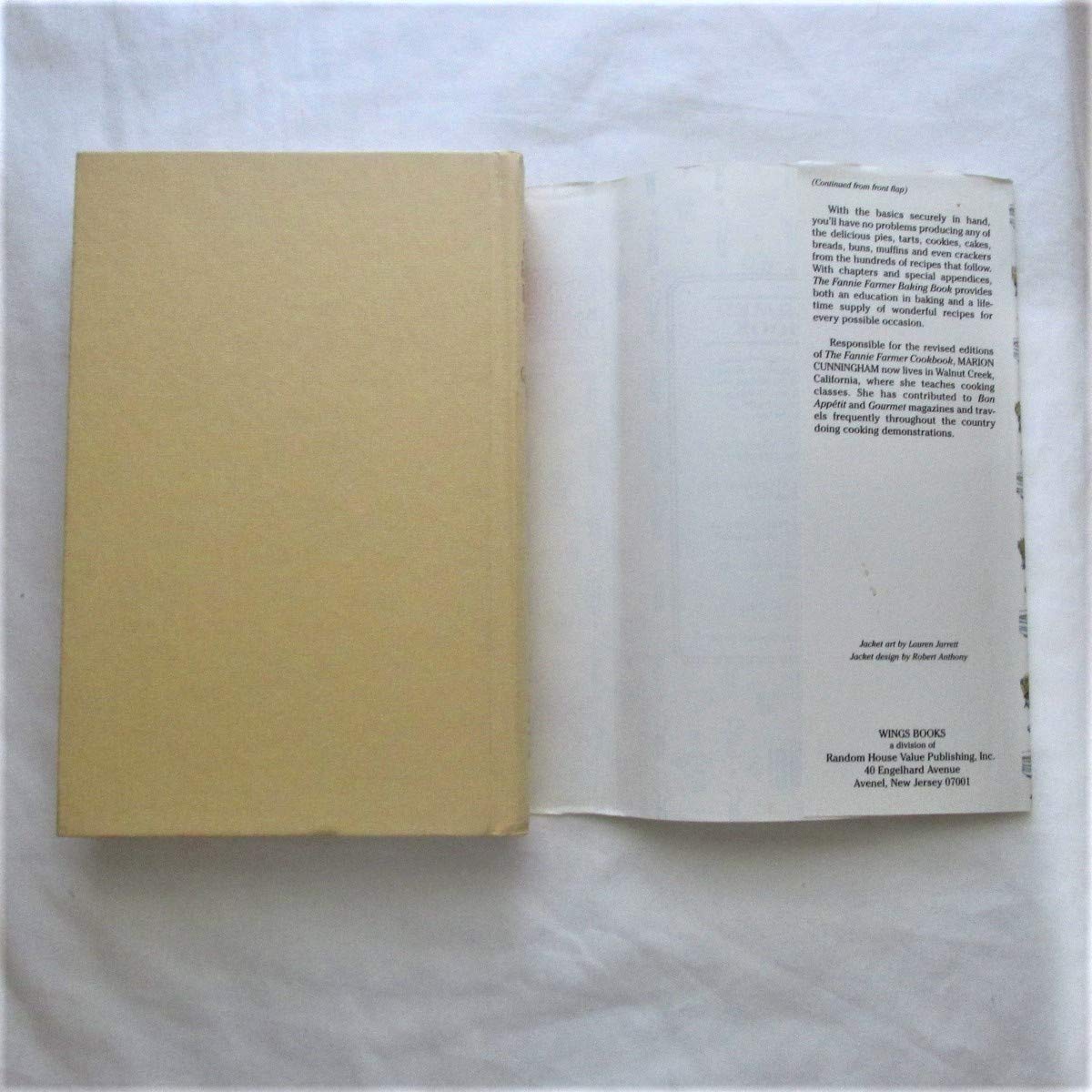 The Fannie Farmer Baking Book used book depot