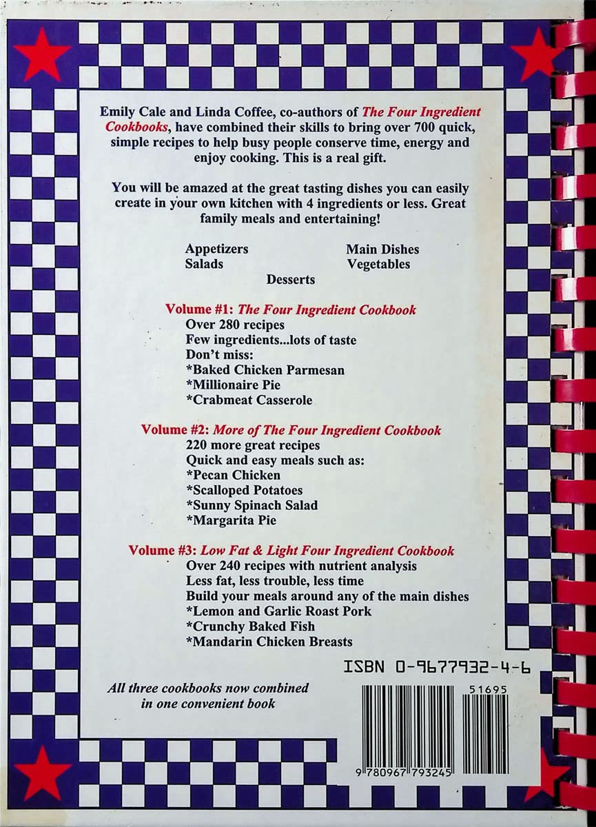 The Four Ingredient Cookbook used book depot