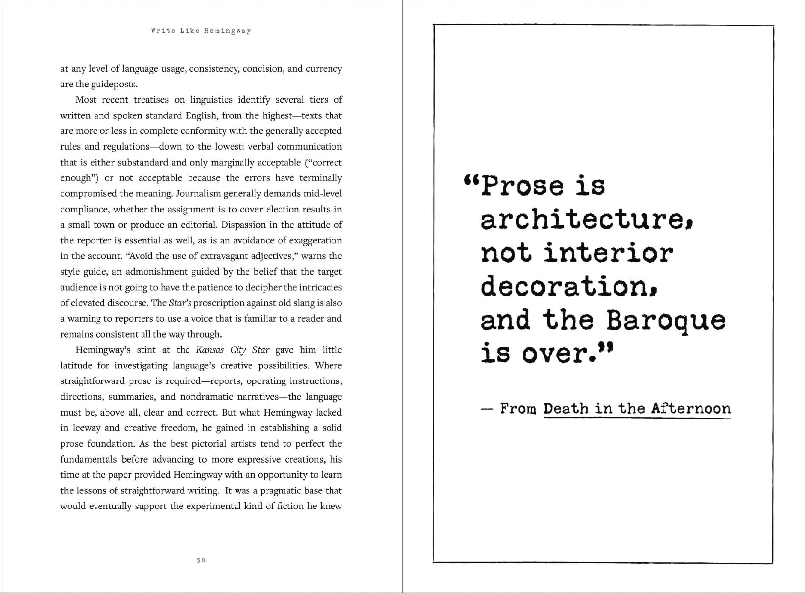 Write Like Hemingway: Find Your Voice, Discover Your Style Using the 10 Rules That Guided A Nobel Laureate used book depot
