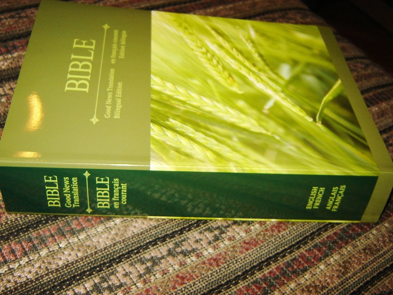 English - French Diglot Bible / Good News Translation - en Francais courant / Edition Bilingue / Bilingual Large Format Special Harvest Edition / SB1112 used book depot