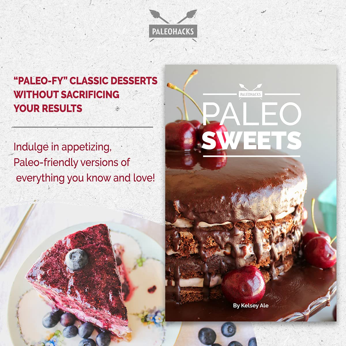 Paleo Sweets Cookbook: 70+ Quick and Easy Dessert Recipes - Paleo-Friendly Baking, Frozen Treats, Chocolate Desserts, Pies and More - No Gluten, Dairy, Grains, Peanuts or Processed Sugar used book depot