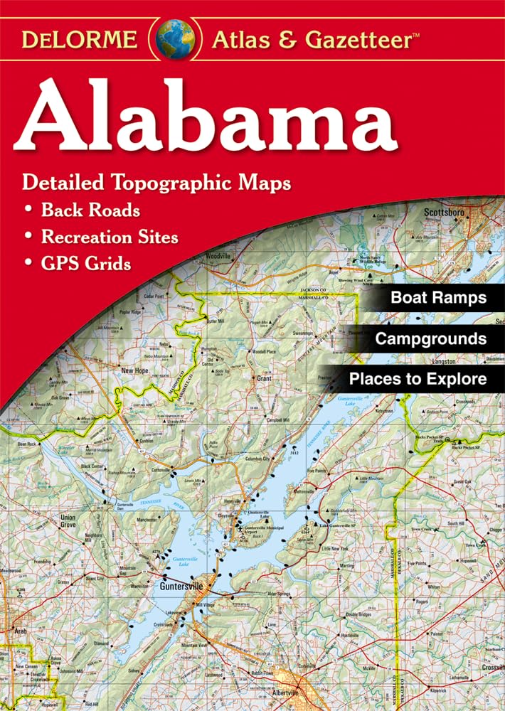 Delorme Alabama Atlas & Gazetteer (Delorme Atlas & Gazetteer) used book depot