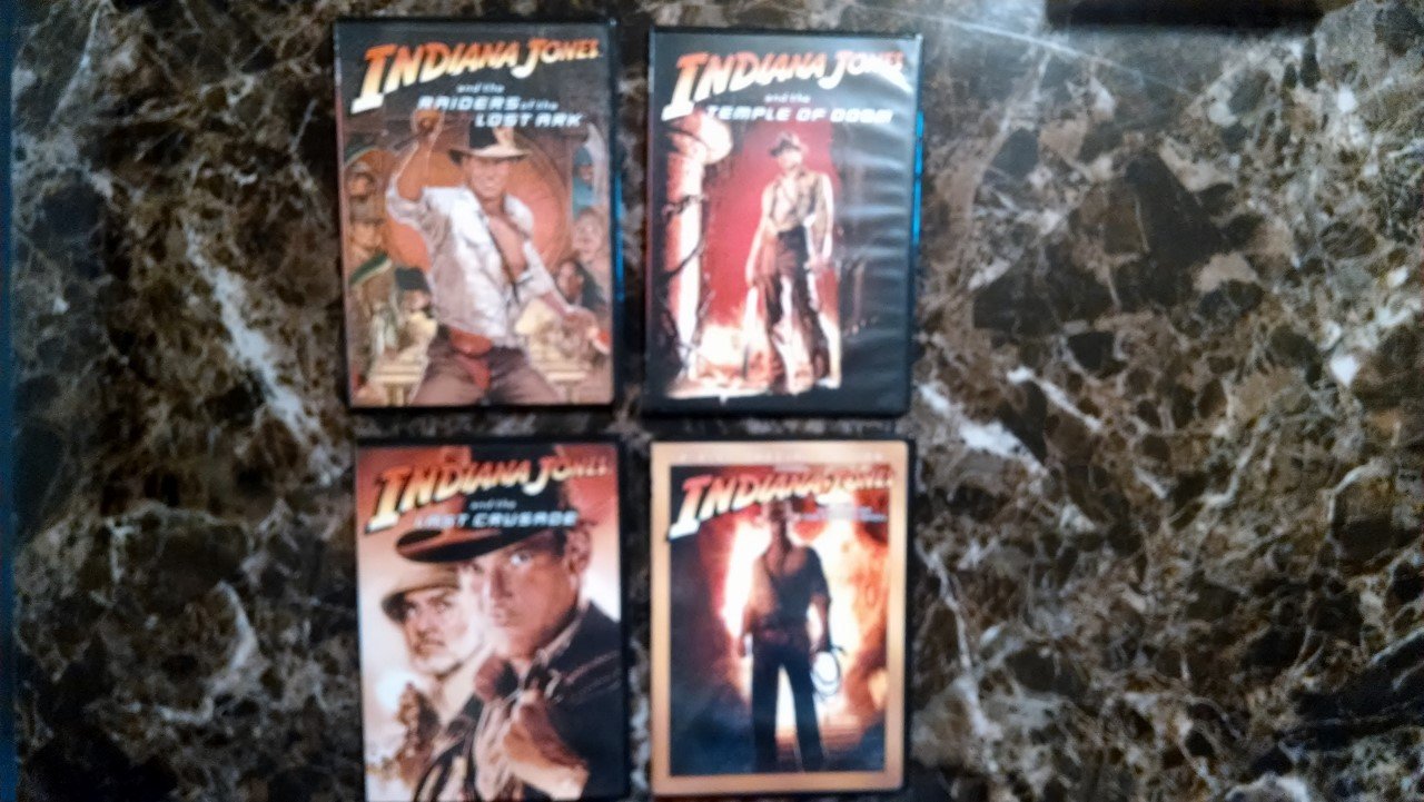 Indiana Jones: The Complete Adventure Collection (Raiders of the Lost Ark / Temple of Doom / Last Crusade / Kingdom of the Crystal Skull) used book depot