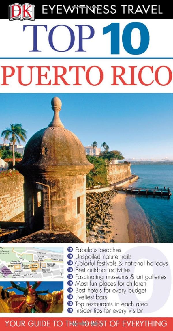 Top 10 Puerto Rico (Eyewitness Top 10 Travel Guides) used book depot