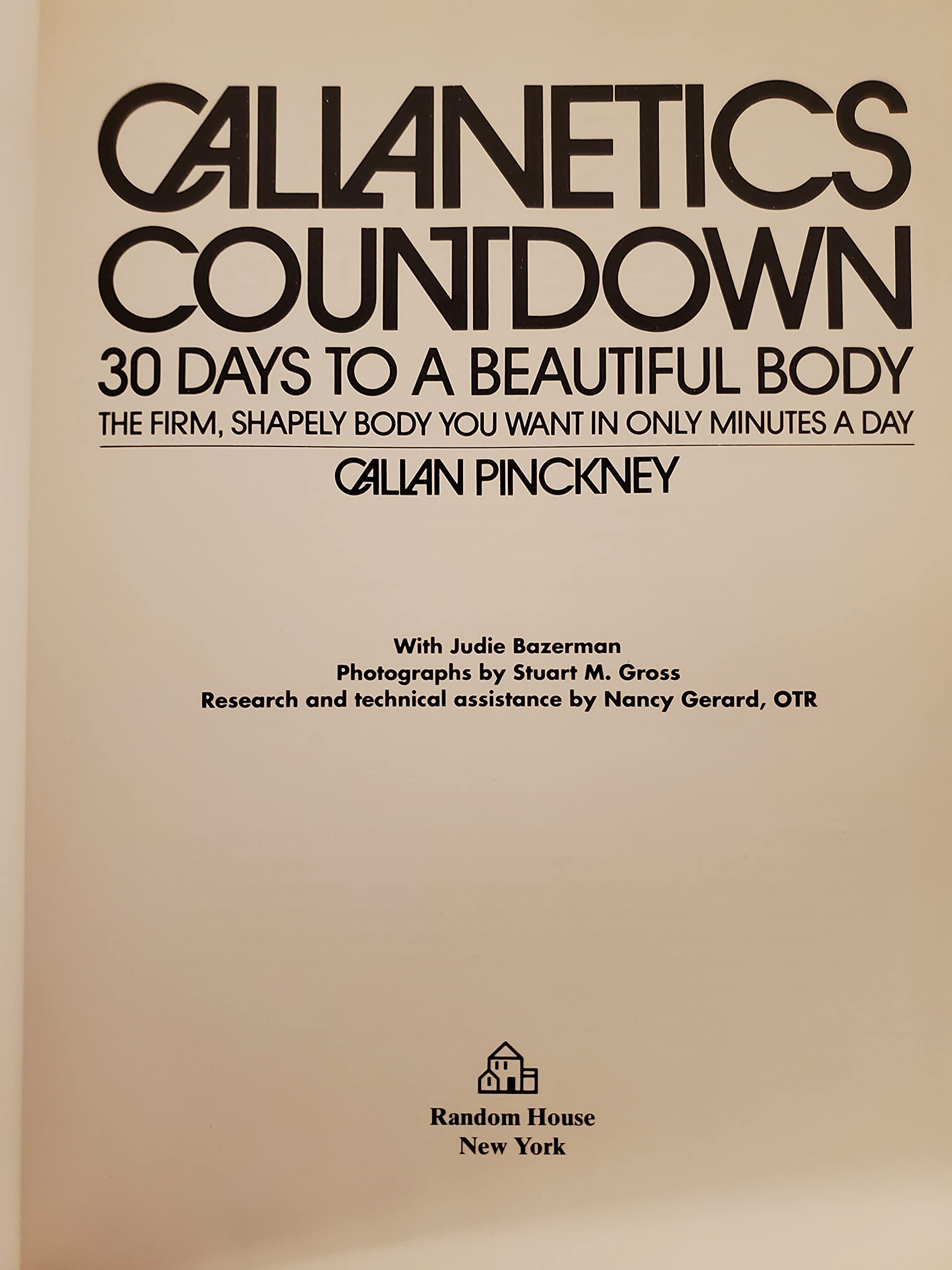 Callenetics Countdown used book depot
