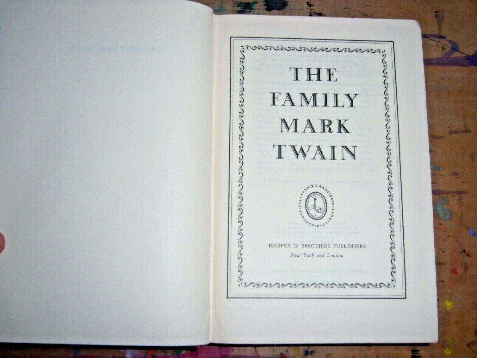 The Family Mark Twain used book depot