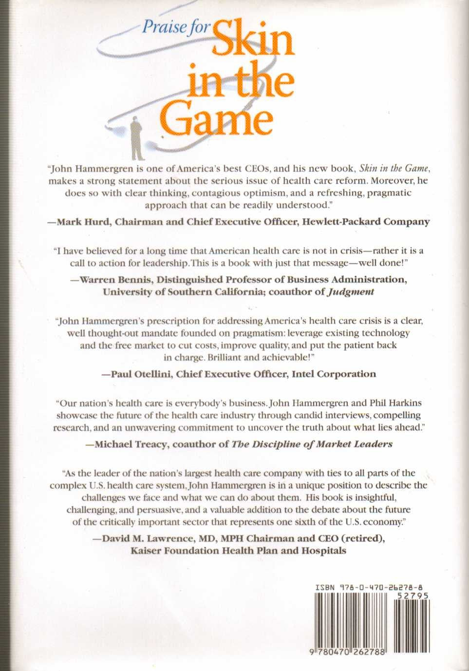 Skin in the Game: How Putting Yourself First Today Will Revolutionize Health Care Tomorrow used book depot
